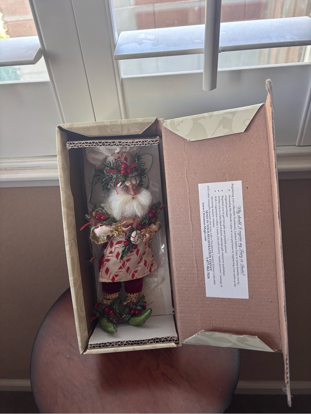 Retired Limited Edition Mark Roberts Peppermint Truffle Fairy Small 51-82468